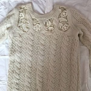 Cream sweater